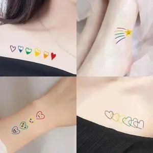 [에스에스_62]타투 스티커 10종 세트 tattoo N_1 문신 헤나