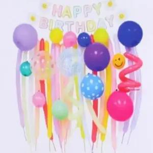 생일 파티 셀프 장식 2개 이벤트 행사 풍선 가랜드