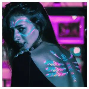 [에스에스_62]야광 클럽타투스티커 타투