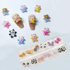 [에스에스_62]등 케릭터 파츠 귀여운파츠 세트 12종 각2p