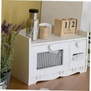 테이블수납장 작은 책상 데일리 수납장 선반 멀티