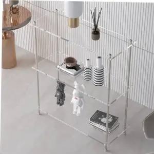 600선반 3단 아크릴 진열 선반 투명 수납장