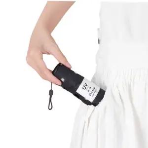 nifty 일본 초경량 UV 차단 5단 우양산(스텔라 블랙)