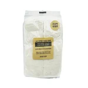 [에스에스_62]무표백 무형광 화장솜 화장티슈 100매