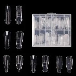 [에스에스_62]네일아트 뉴 연장 듀얼 폼 팁 아크릴젤 5종