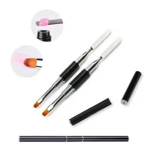 [에스에스_62]네일아트 스파츌라 네일 듀얼 브러쉬 2종