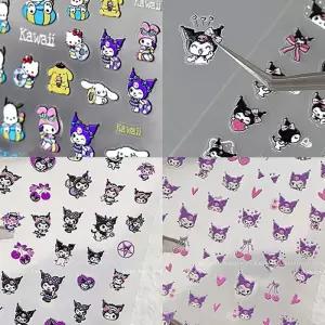 [에스에스_62]귀여운 케릭터 카툰네일 엠보스티커 5D 4종