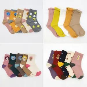 [에스에스_63]여아양말 단목 중목양말 8세양말 5켤레세트