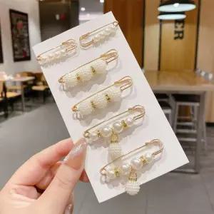 [에스에스_63]여성 예쁜 옷핀 브로치 허리 조절 5종세트