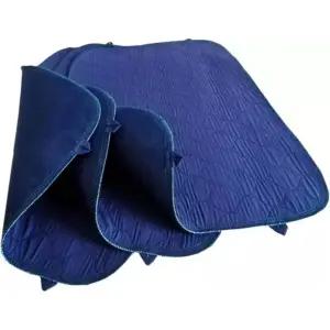 케어보리 팩 18인치 X24인치 소형 퀼팅 언더패드 3종 재사용 요실금 침대 패드 세척 가능 방수 추가 흡수