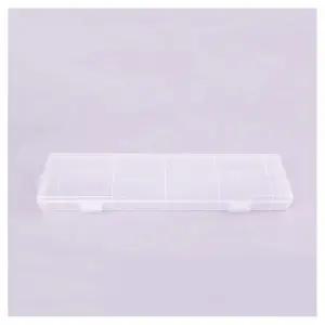 [에스에스_63]투명 미술붓보관함 긴사각 케이스 중형
