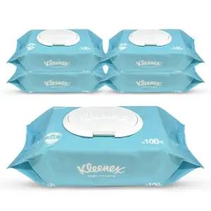 [에스에스_63]깨끗한물티슈 코튼클린 물티슈 100매 5개