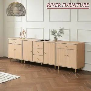 리버퍼니쳐 오리온 대용량수납 거실장 B형 RH0073