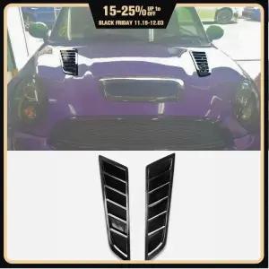 본넷덕트 FRP 유리 섬유 후드 벤트 미니 쿠퍼 R56 F56 R60 에어 덕트 보넷 커버 GT형 약 46x14cm