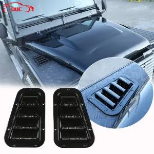 본넷덕트 1세트 차량용 앞 엔진 후드 보닛 통풍구 랜드 로버 수비수 공기 배출구 트림 커버 90 110 130 200