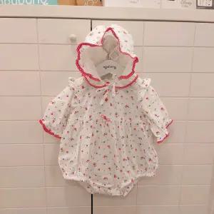 [아가방]NC청주점 26년여름신상 샤샤 플라워 7부 바디 수트(모자) 01T327902 ECJ