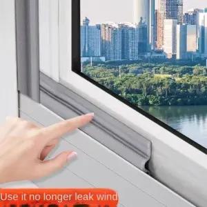 샷시부속 창문 부품 251020 슬라이딩 창 씰링 스트립 PUE 소재 폼 코튼 접착 U 자형 도어 하단 먼지 소리