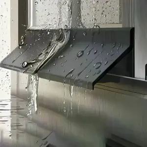 샷시부속 창문 부품 1개 5cm197인치 TPE 물막이 바 발코니 자가 접착 밀봉 스트립 가정용 자리 플래싱 보드