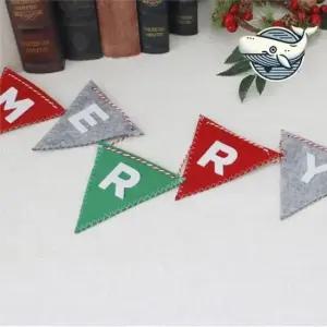 크리스마스 패브릭 가렌드 홈 장식 화려한 파티