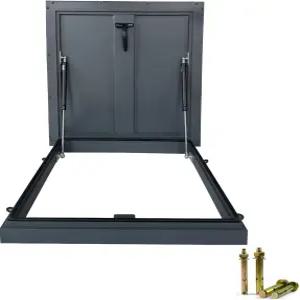 아연 도금 지붕 해치 충격 스트럿이 있는 천창 캡 창문 로프트 환기 접근 커버 플레이트 창고 다락방