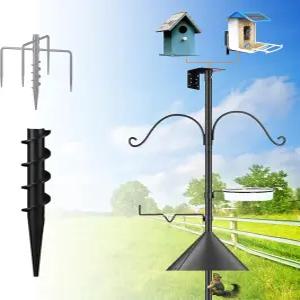 93인치 버드 피더 폴 스마트 위한 야외 하우스 키트 다람쥐 가드 배플 야생 조류 관찰이 포함된 급식소