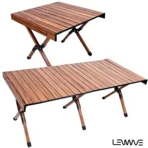 미니테이블 간편휴대 우드패턴 접이식 캠핑테이블 1200 캠핑용품