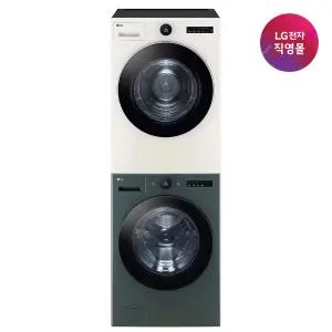 [롯데백화점]LG전자 [LG전자 직영] LG 트롬 세탁기 건조기 세트 FX24GNGR+RD20ENE