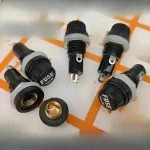 휴즈홀더 5개 세트 125V15A 250V10A 5x20mm 전기 스크류 캡 패널 퓨즈 홀더 상품