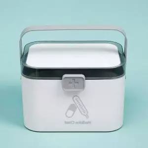 구급 응급용품 홈스 큐어 2단 구급함 약 보관 가정용