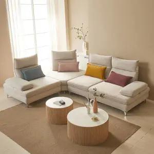 아트박스/보루네오 까이 5인 코너형 패브릭 소파 각도조절 WH20R(착불)