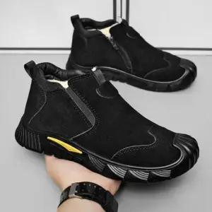 남자방한부츠 쿨샵 남성 겨울보온슈즈 옆지퍼 털안감 데일리운동화