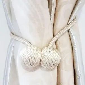 커튼 타이 끈 자석 홀더 고정 연결 실내 장식 커튼타이 커튼정리 커튼홀더