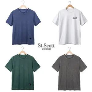 [St.Scott] 세인트 26SS 니들워크 피그먼트 다잉 코튼 100 티셔츠 4종(남)