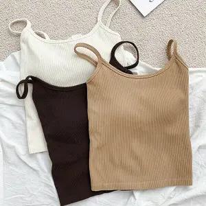 [로즈엘리][단품] 캡내장 베이직 골지 끈나시 3컬러 2026