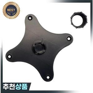 FEDI-1Pcs 휴대용 모니터 홀더 Vesa75 홀 피치 볼 헤드 어댑터 자유 각도 조정 안정적인 지원 TV 스탠드 인