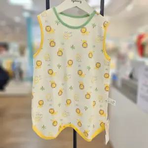 [아가방]귀여운 사자 나염이 들어간 무형광 수면조끼_ESS