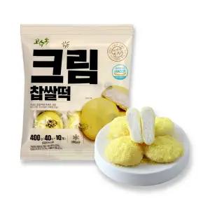 고수록 크림찹쌀떡 크림치즈 40gX10개입X2봉
