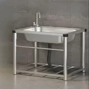 야외 싱크대 이동식 스테인리스 개수대 주방 식당 탕비실 워시스테이션