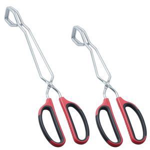 HINMAY 스테인리스 스틸 가위 집게 27 9cm 11인치 및 33cm 13인치 세트, 2개 세트