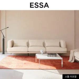 [에싸] 코르티나 4인 크라비츠 패브릭 소파+막대쿠션3개