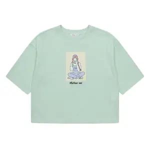 [소이] 여아 소녀 일러스트 반팔 티셔츠 22M0485_MT [P003792447]