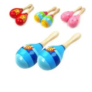 유치원교구 흔들어 박자를 맞추는 음악교구 마라카스 X 4개입