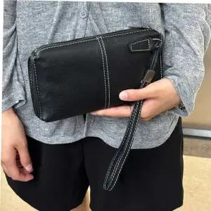 남성클러치백 소가죽 미니 클러치백 카드수납 소지품보관 외출가방