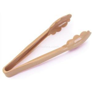 Star Foodservice 35629 유틸리티 집게, 고온 플라스틱, 스캘럽트, 22 9cm 9인치 , 12개 세트, 베이지