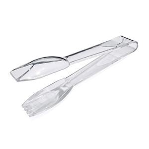 Star Foodservice 35582 고온 플라스틱, 스트레이트 엣지 유틸리티 집게, 15 2cm 6인치 , 투명, 12개 세트