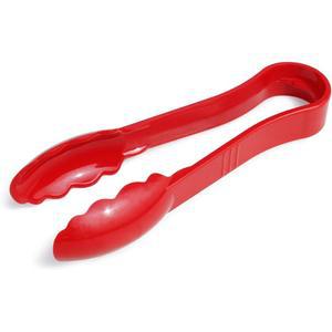 Star Foodservice 35728 유틸리티 집게, 고온 플라스틱, 스캘럽트, 15 2cm 6인치 , 12개 세트, 레드