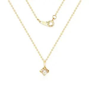 갤러리아 [모룬] 18K 애셔컷 랩 다이아몬드 체인 목걸이 MON42259