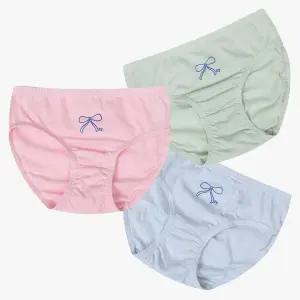 리본 여아 삼각팬티 3매입 면100 ATPD26A61_NC13