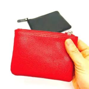심플 여성 무지 동전지갑 카드지갑 지폐 레드 블랙 심플 무지 빨강 검정 정리 명함