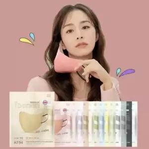 아이바나리 김태희 KF94 마스크 4박스 40매 대형 중형 중소형 소형 초소형 새부리형 국내생산 컬러마